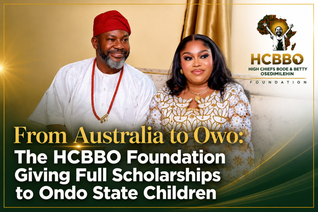 From Australia to Owo: The HCBBO Foundation Giving Full Scholarships to Ondo State Children