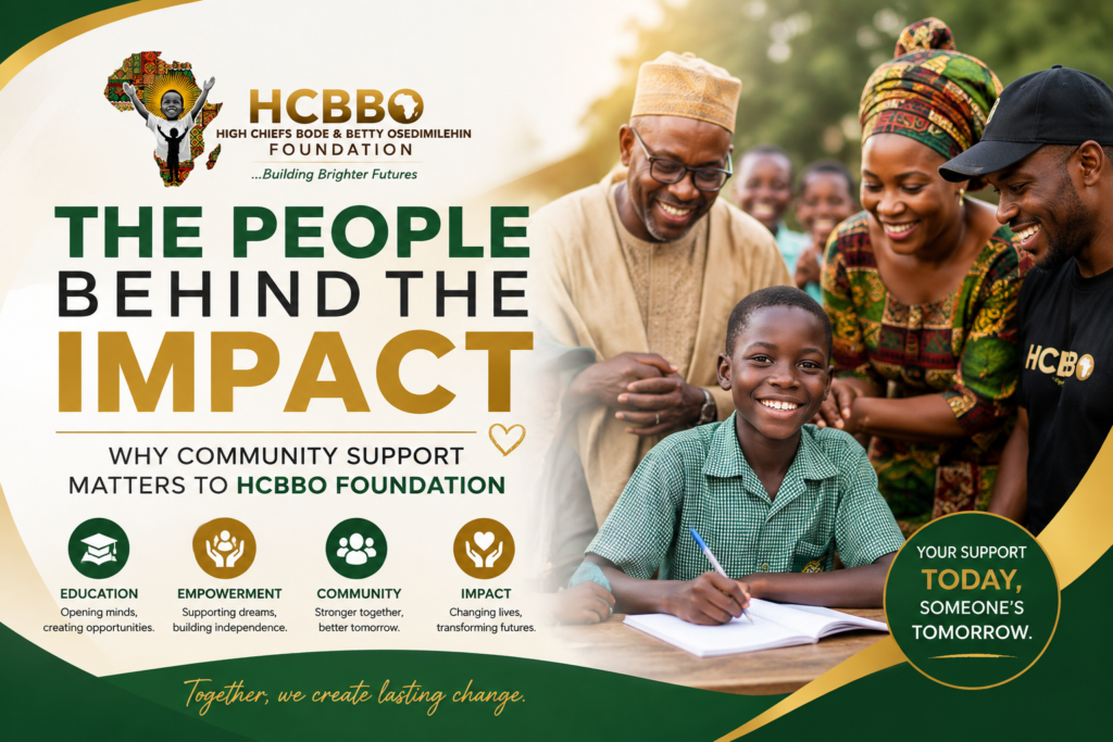 HCBBO Foundation community support and impact